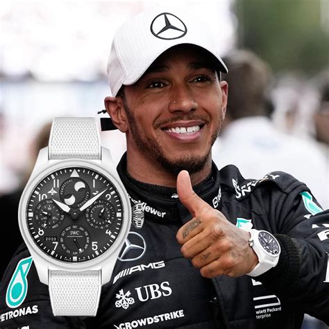 iwc lewis hamilton watch|lewis hamilton big pilot watch.